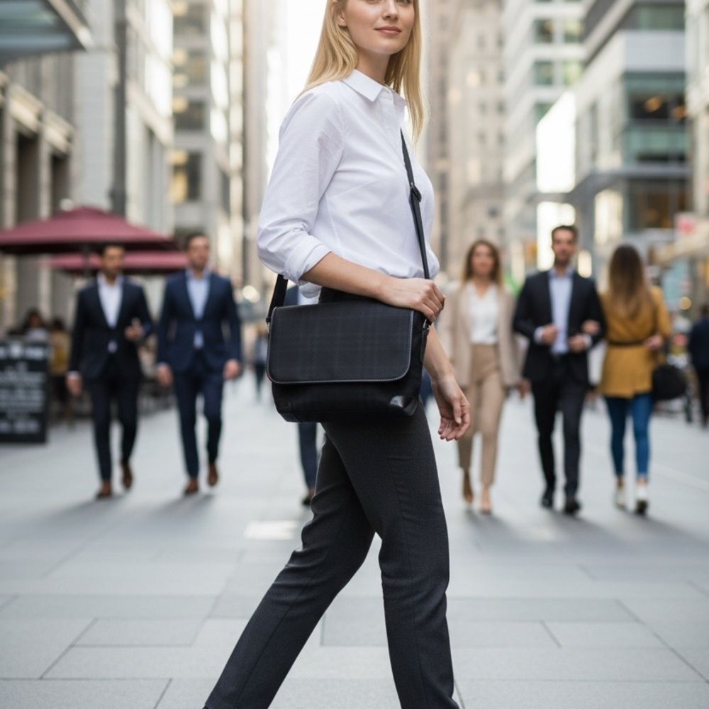 Authentic Black Burberry sling Bag. Clean no cracking in great condition.
